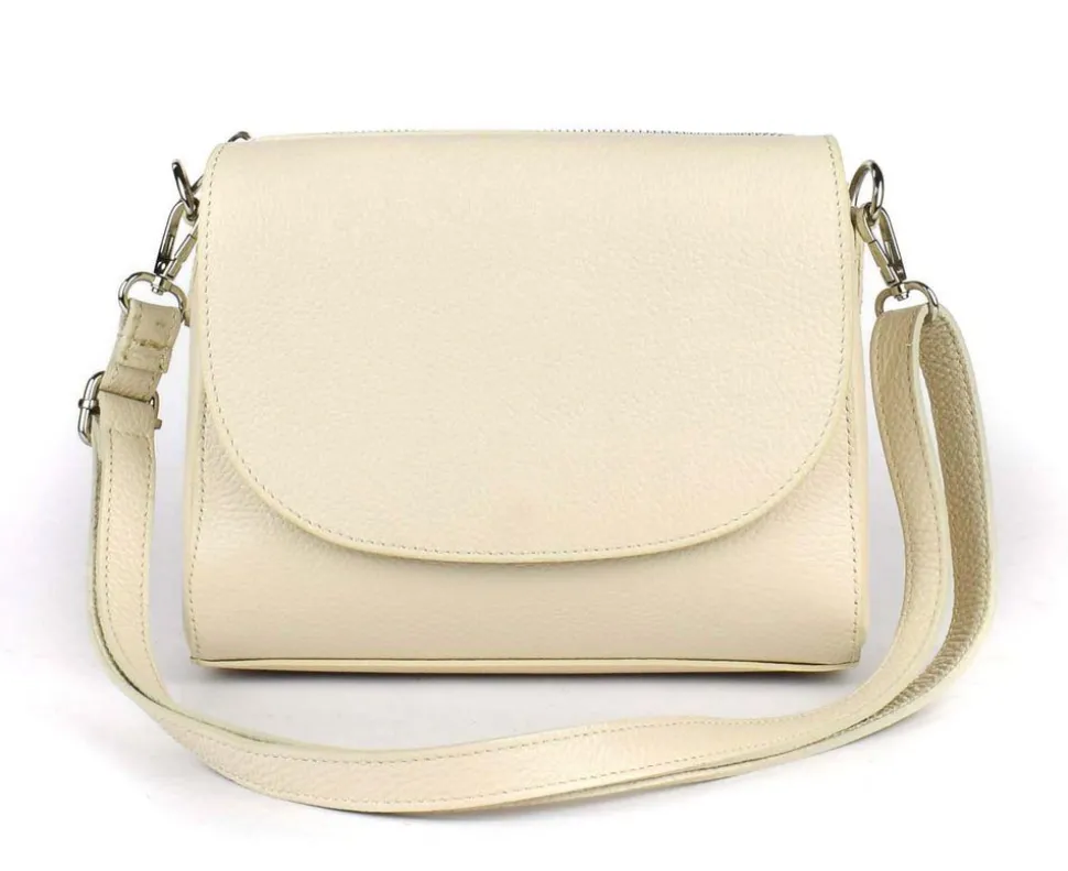 Flash Sale Pronto Moda Borsa a tracolla in pelle 20008 Beige