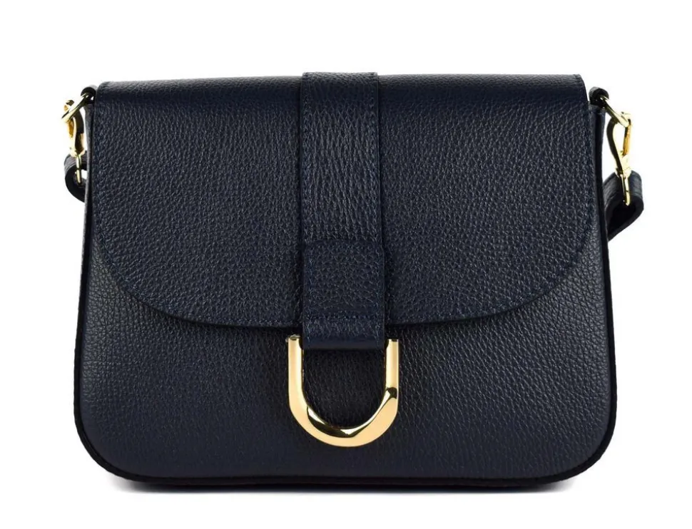 Outlet Pronto Moda Borsa a tracolla in pelle 20158 Blu