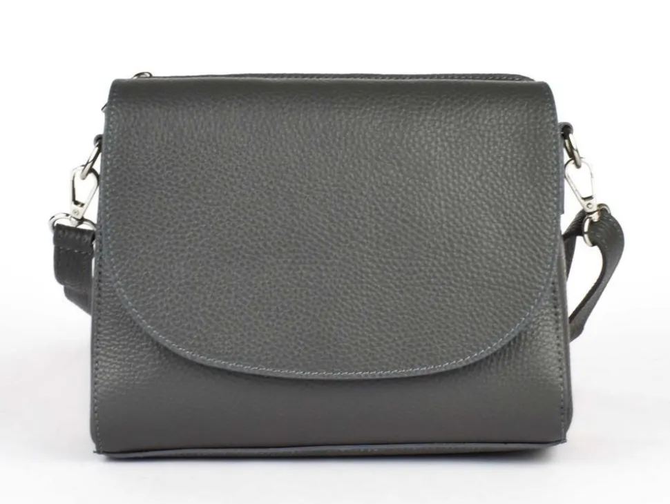 borsa_a_tracolla_in_pelle__cenere_2.webp Best Pronto Moda Borsa a tracolla in pelle 20008 Cenere