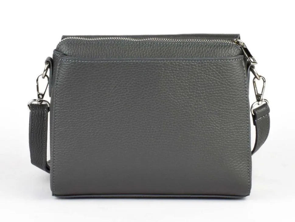 borsa_a_tracolla_in_pelle__cenere_4.webp Best Pronto Moda Borsa a tracolla in pelle 20008 Cenere