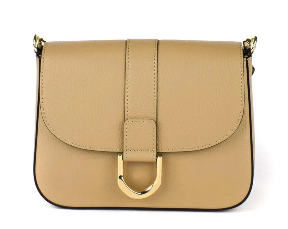 Discount Pronto Moda Borsa a tracolla in pelle 20158 Ecru