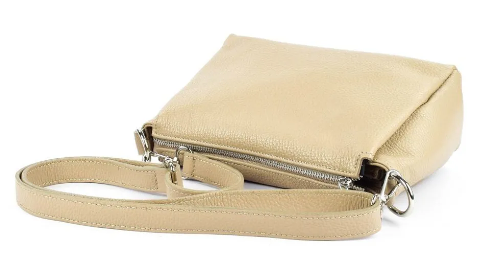 borsa_a_tracolla_in_pelle__ecru_3-4.webp Best Pronto Moda Borsa a tracolla in pelle 20103 Ecru