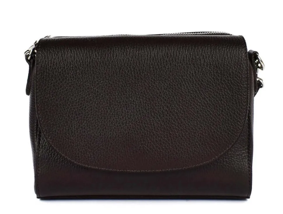 Sale Pronto Moda Borsa a tracolla in pelle 20008 Moro