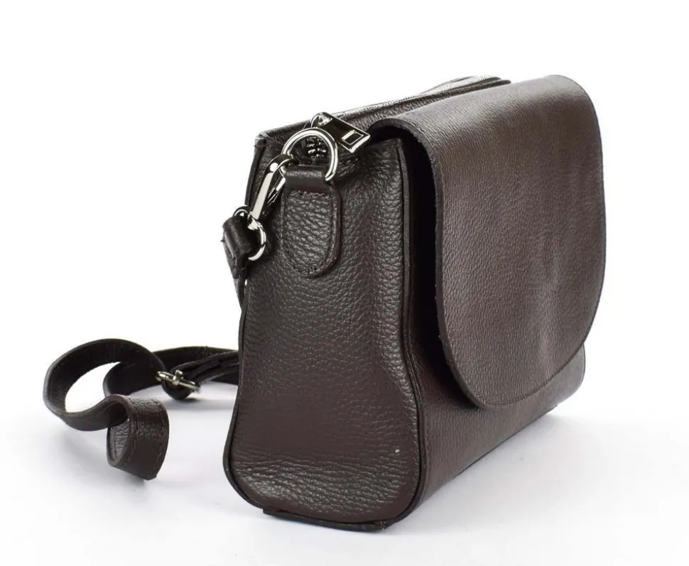 Sale Pronto Moda Borsa a tracolla in pelle 20008 Moro