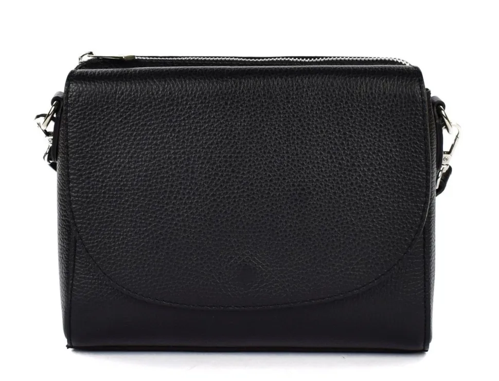 Best Pronto Moda Borsa a tracolla in pelle 20008 Nera Nero