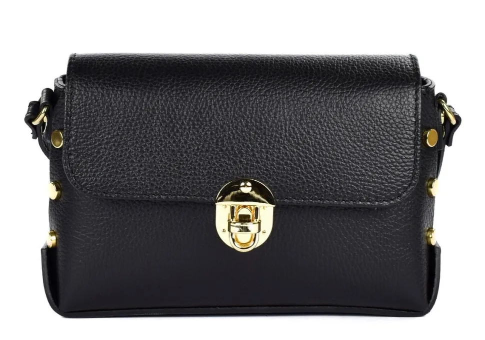 Best Sale Pronto Moda Borsa a tracolla in pelle 20001 Nera Nero