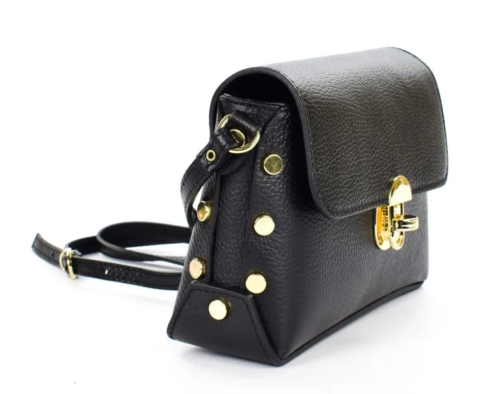Best Sale Pronto Moda Borsa a tracolla in pelle 20001 Nera Nero