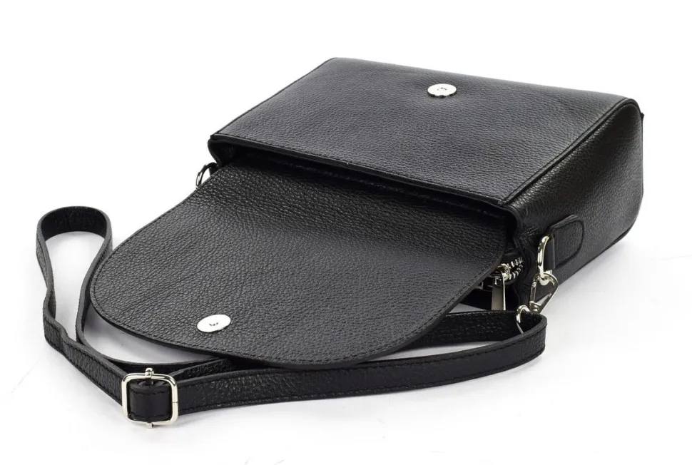 borsa_a_tracolla_in_pelle__nera_5.webp Best Pronto Moda Borsa a tracolla in pelle 20008 Nera Nero