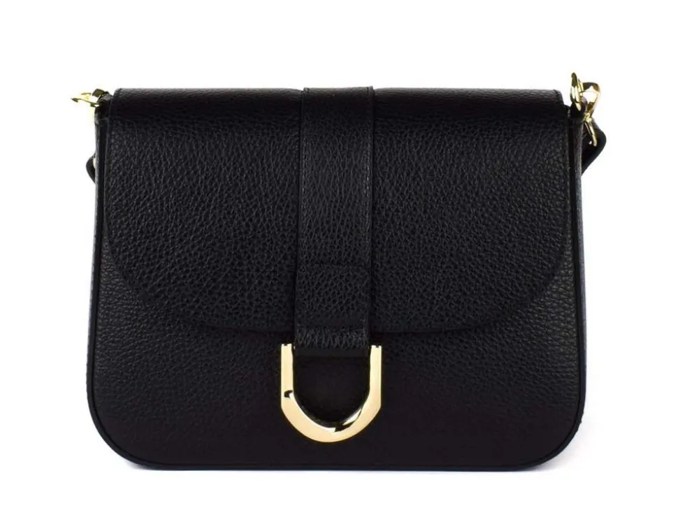 Best Sale Pronto Moda Borsa a tracolla in pelle 20158 Nero