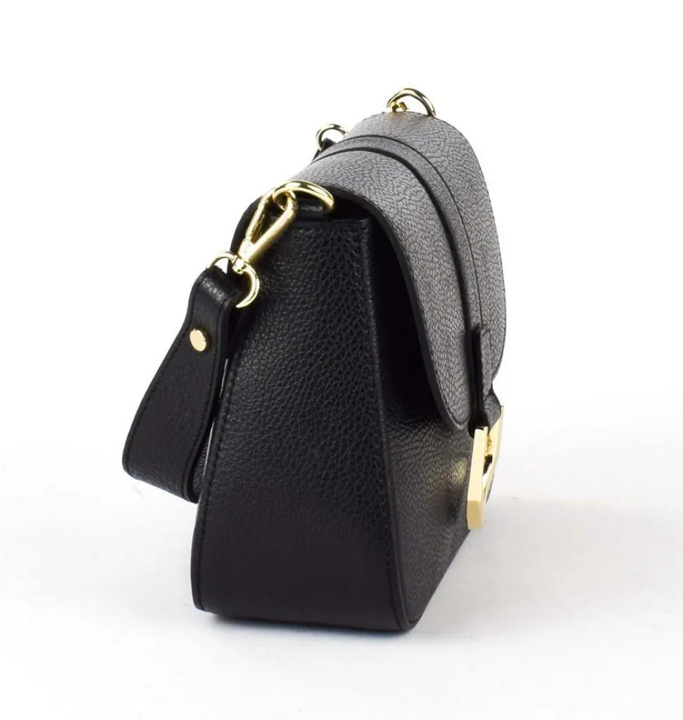 borsa_a_tracolla_in_pelle__nero_2.webp Best Sale Pronto Moda Borsa a tracolla in pelle 20158 Nero