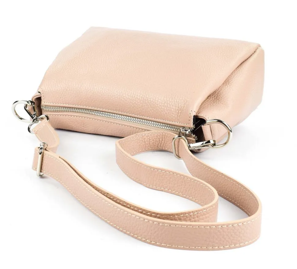 borsa_a_tracolla_in_pelle__rosa_3.webp Sale Pronto Moda Borsa a tracolla in pelle 20103 Rosa