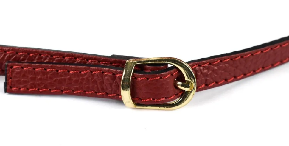 borsa_a_tracolla_in_pelle__rossa_5.webp Clearance Pronto Moda Borsa a tracolla in pelle 20001 Rossa Rosso