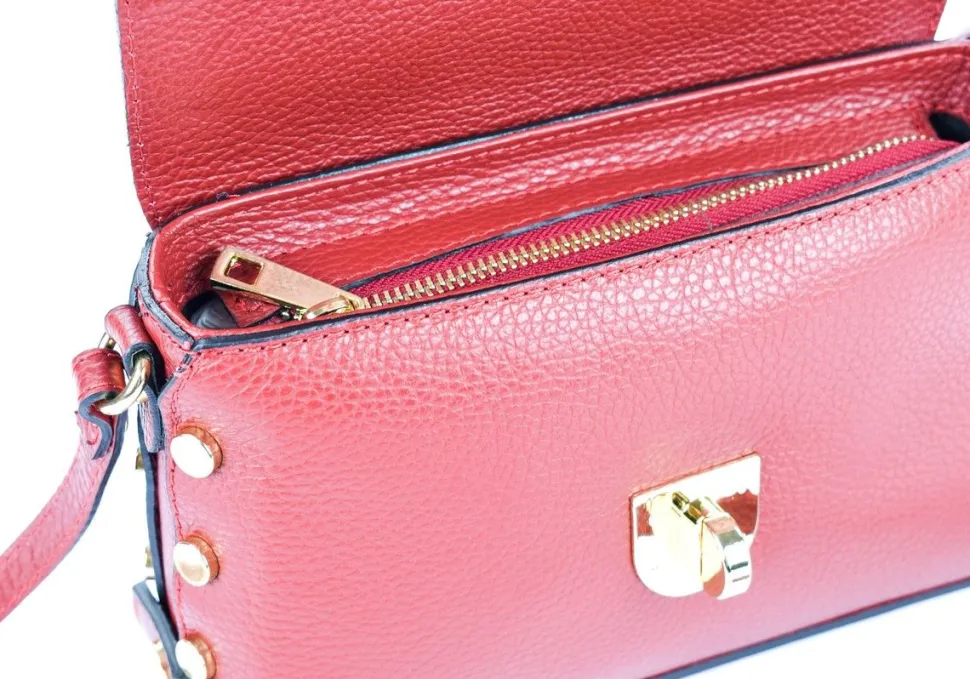 borsa_a_tracolla_in_pelle__rossa_6.webp Clearance Pronto Moda Borsa a tracolla in pelle 20001 Rossa Rosso
