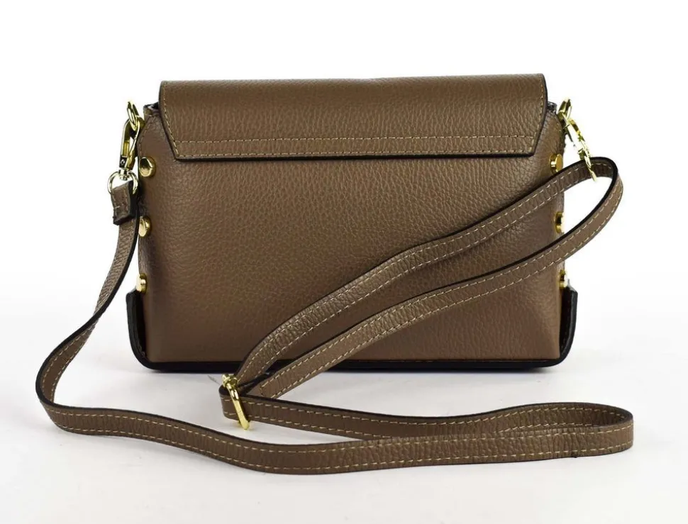 Discount Pronto Moda Borsa a tracolla in pelle 20001 Taupe