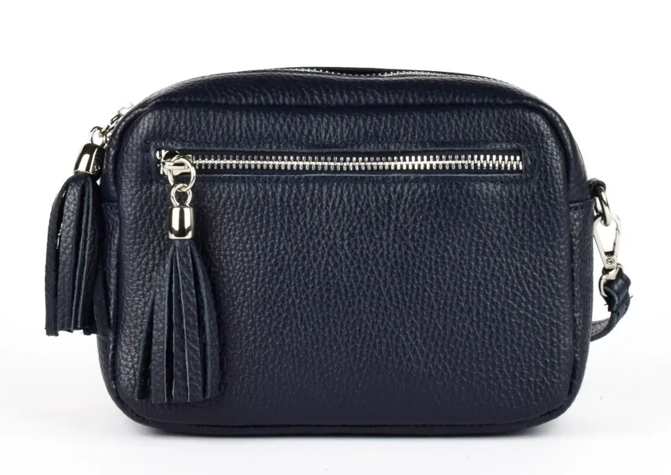borsa_a_tracolla_in_pelle_bp_blu_2.webp Online Pronto Moda Borsa a tracolla in pelle BP06 Blu