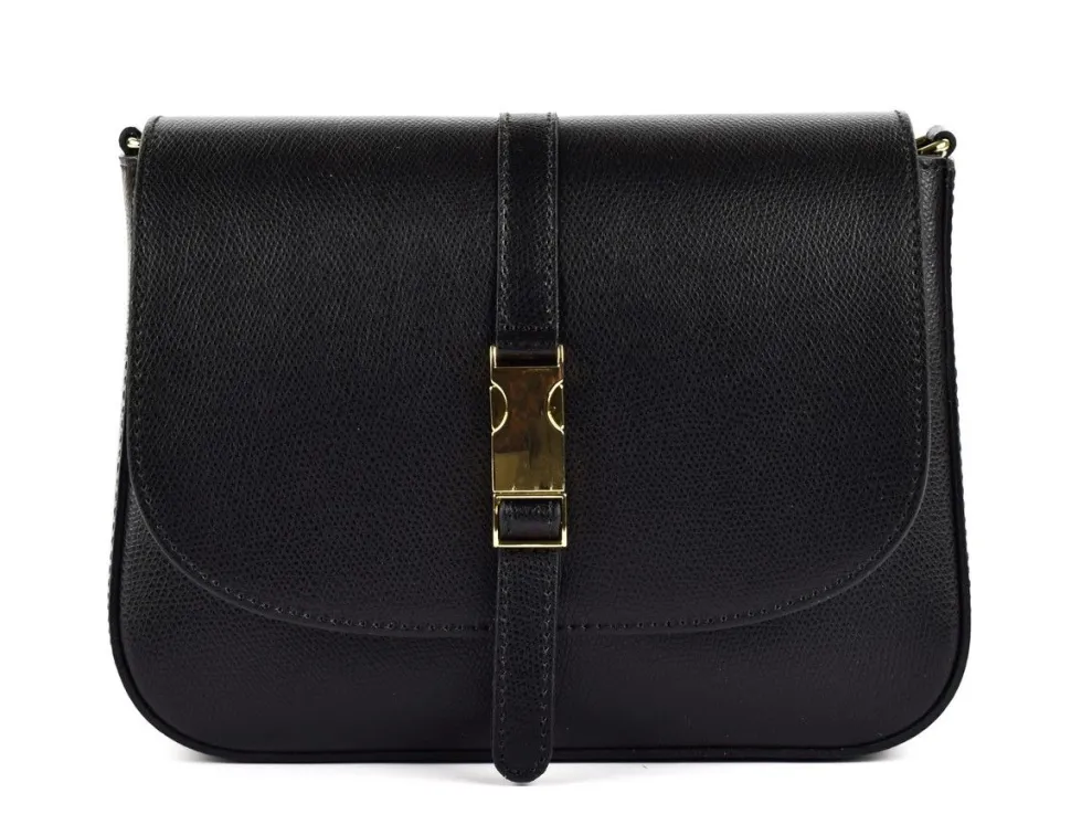 Best Sale Pronto Moda Borsa a tracolla in pelle BP30 Nera Nero