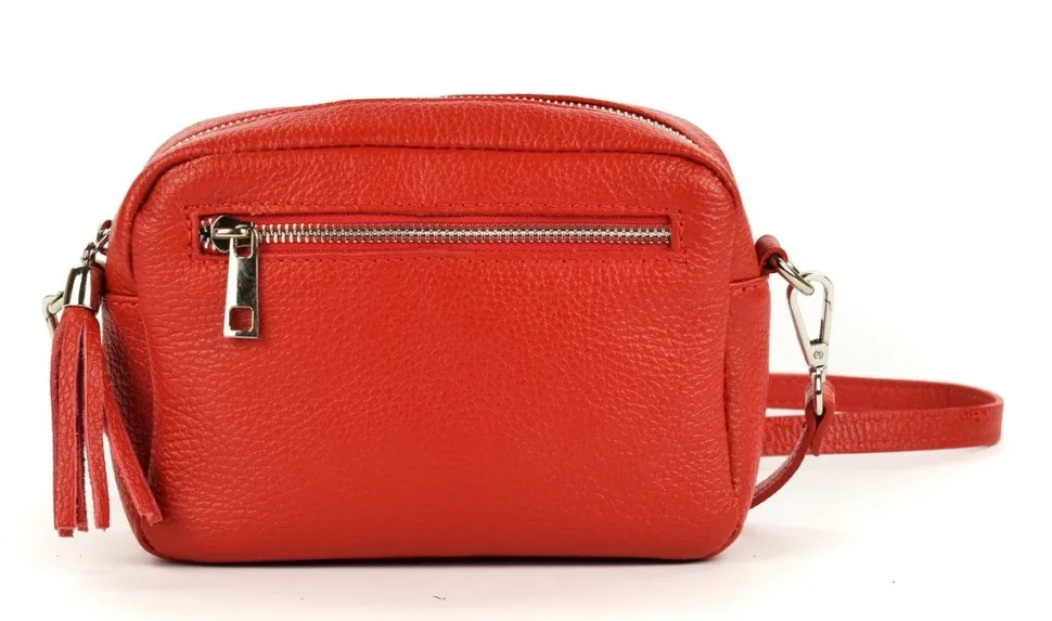 borsa_a_tracolla_in_pelle_bp_rossa_2.webp New Pronto Moda Borsa a tracolla in pelle BP06 Rossa Rosso