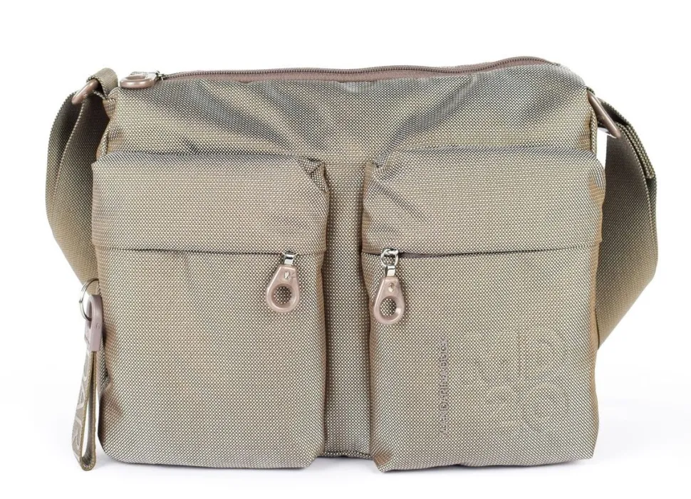 New Mandarina Duck Borsa a tracolla MD20 MTT5 Taupe