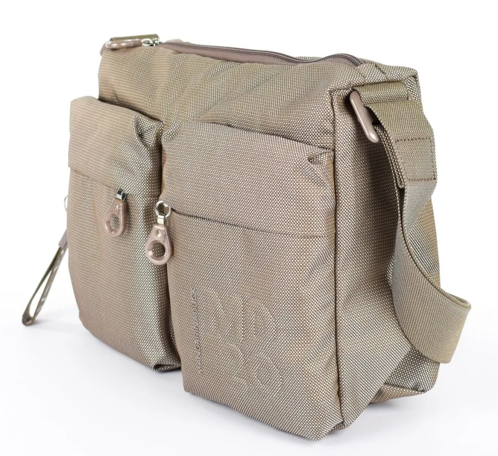 New Mandarina Duck Borsa a tracolla MD20 MTT5 Taupe