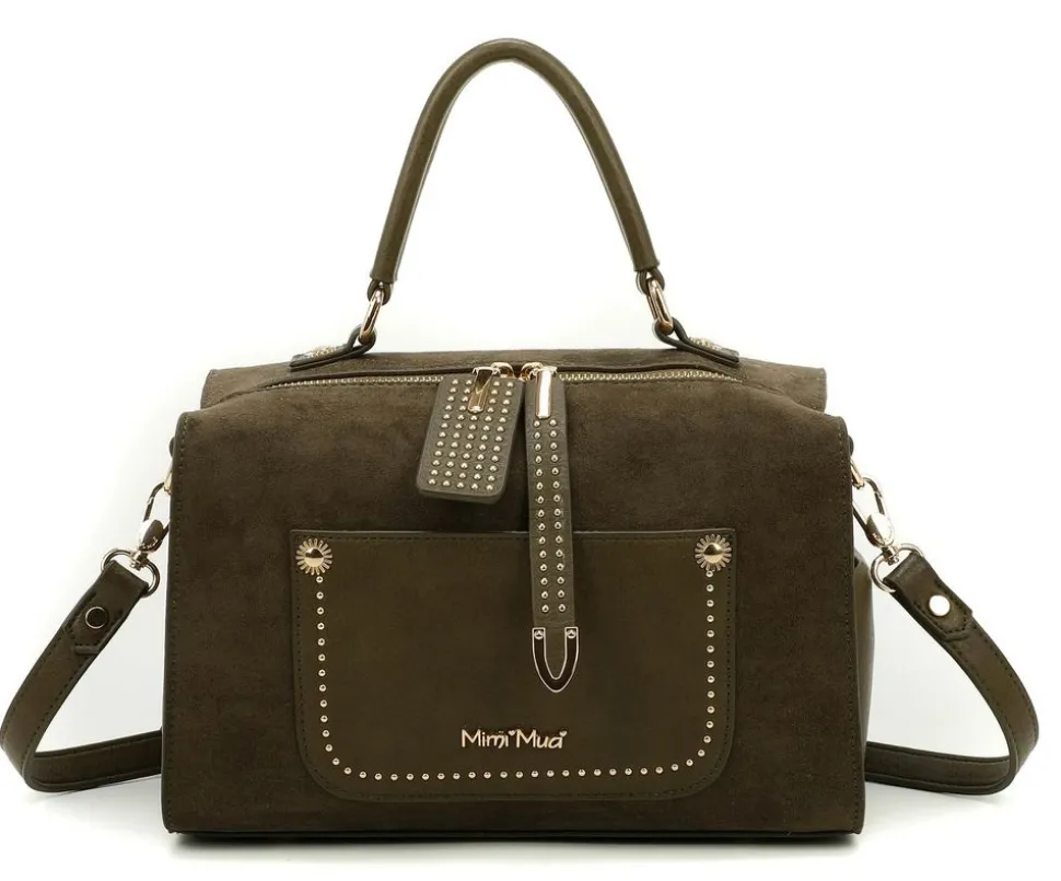 Best Mimì-Muà Borsa bauletto Verde Militare VerdeMilitare