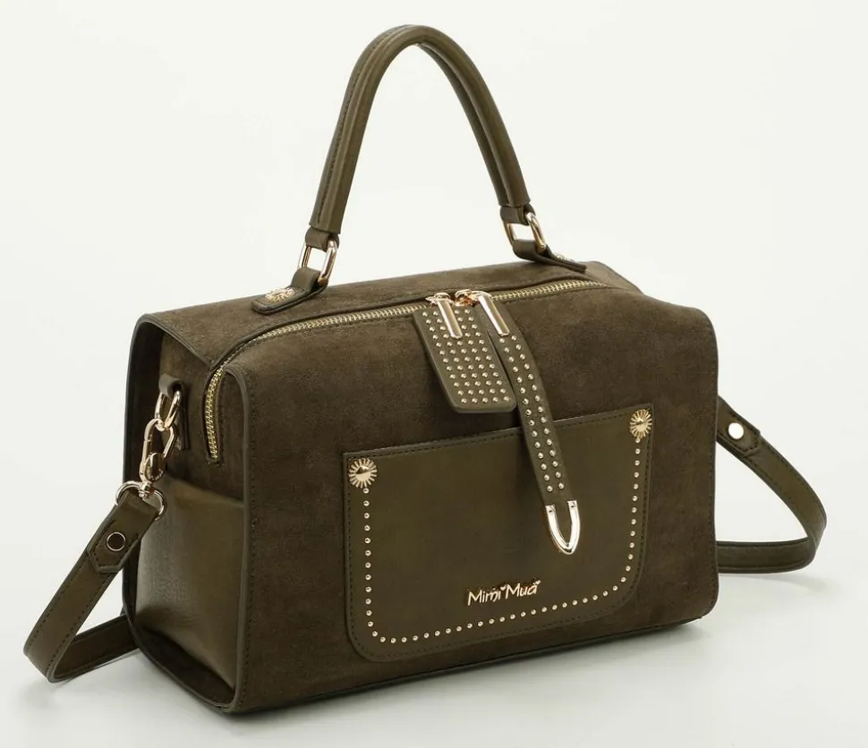 Best Mimì-Muà Borsa bauletto Verde Militare VerdeMilitare