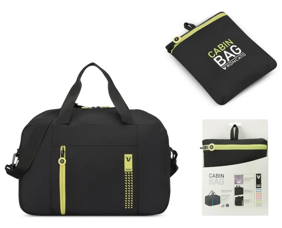 Outlet Roncato Borsa cabina pieghevole 40x25x20 Compact 2011 Cyber Lime CyberLime