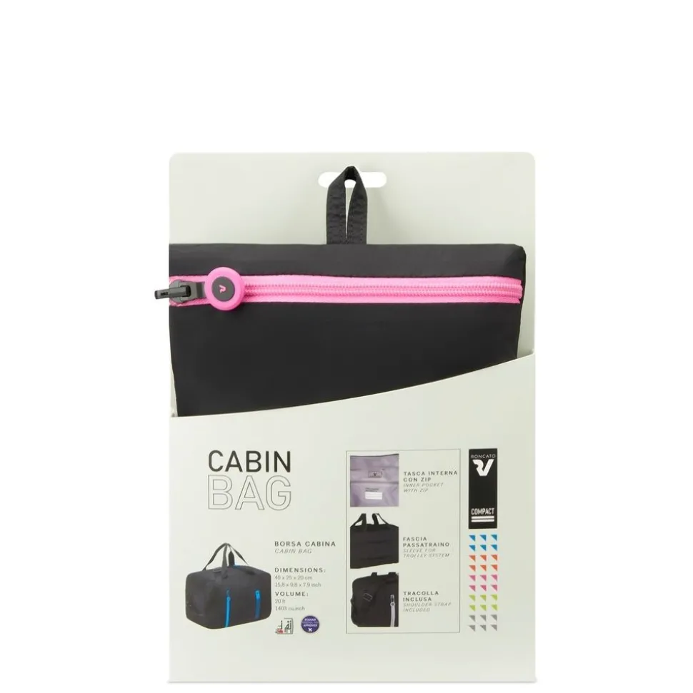 borsa_cabina_pieghevole_xx_roncato_compact__rosa_8.webp Cheap Roncato Borsa cabina pieghevole 40x25x20 Compact 2011 Rosa