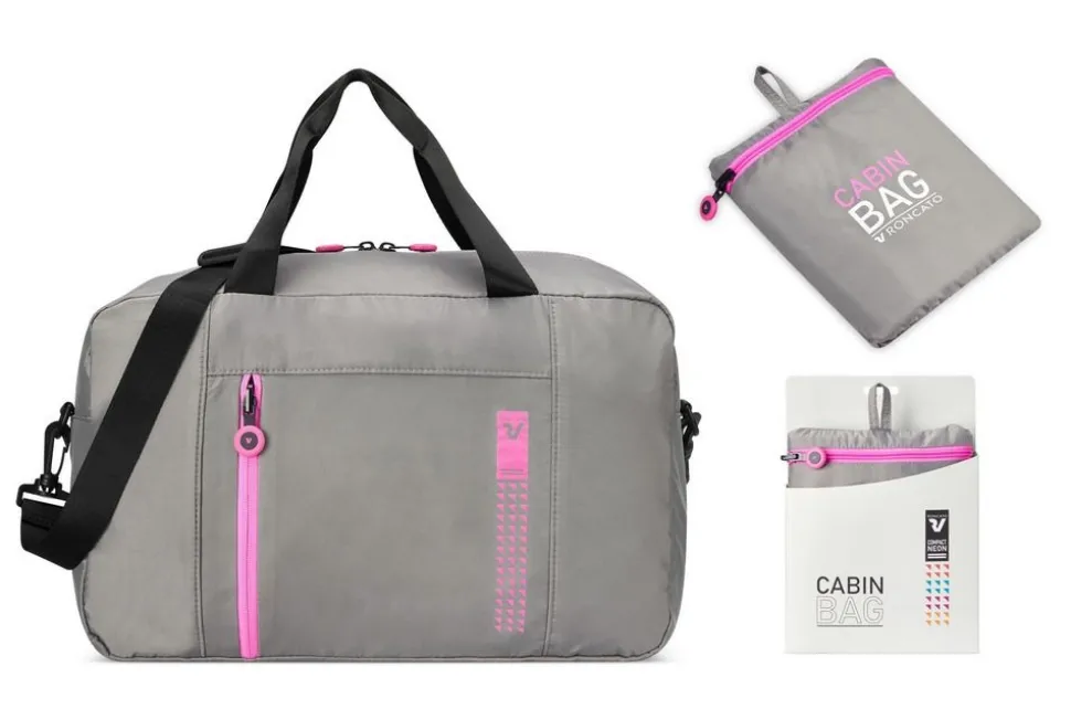 Flash Sale Roncato Borsa cabina pieghevole 40x25x20 Compact Neon 2011 Grigio