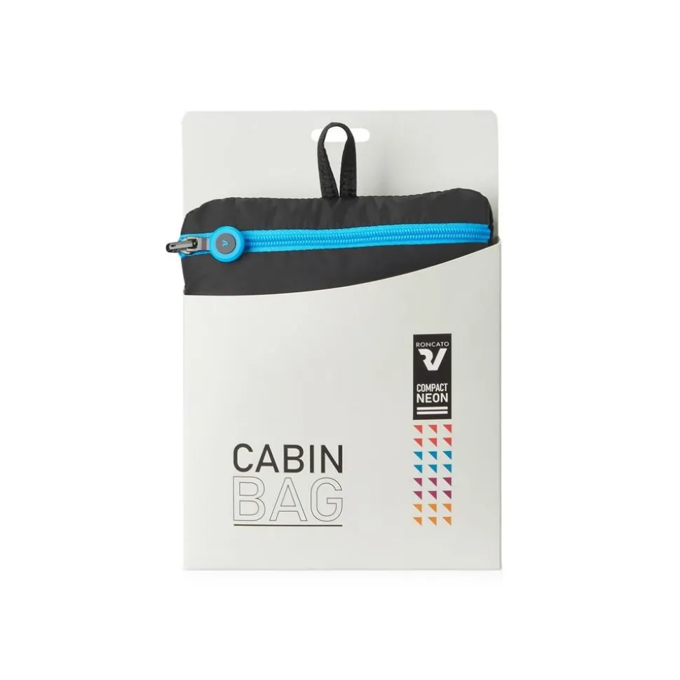 borsa_cabina_pieghevole_xx_roncato_compact_neon__nero_7.webp Clearance Roncato Borsa cabina pieghevole 40x25x20 Compact Neon 2011 Nero