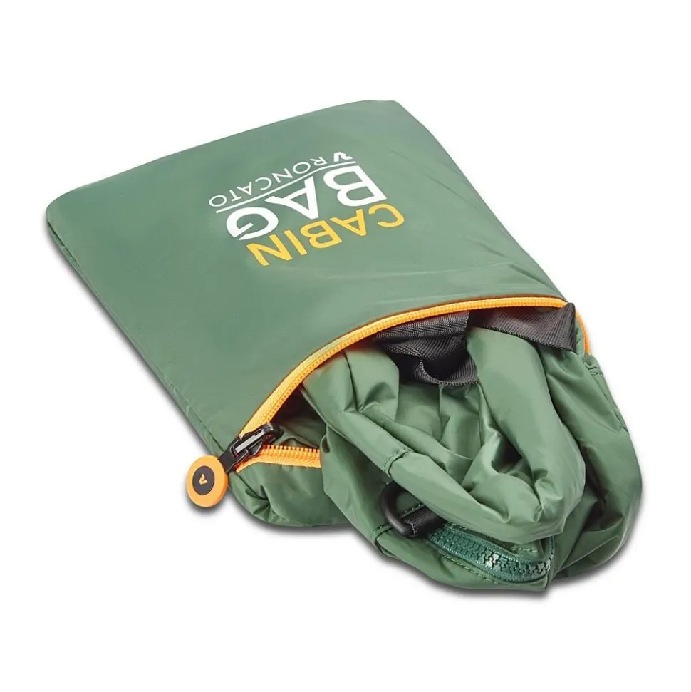 Discount Roncato Borsa cabina pieghevole 40x25x20 Compact Neon 2011 Verde Militare VerdeMilitare