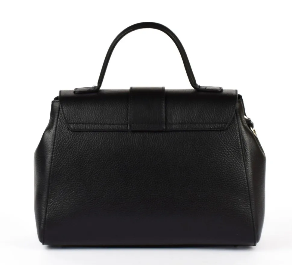 borsa_in_pelle_a_mano_e_tracolla__nera_3.webp Cheap Pronto Moda Borsa in pelle a mano e tracolla 20069 Nera Nero