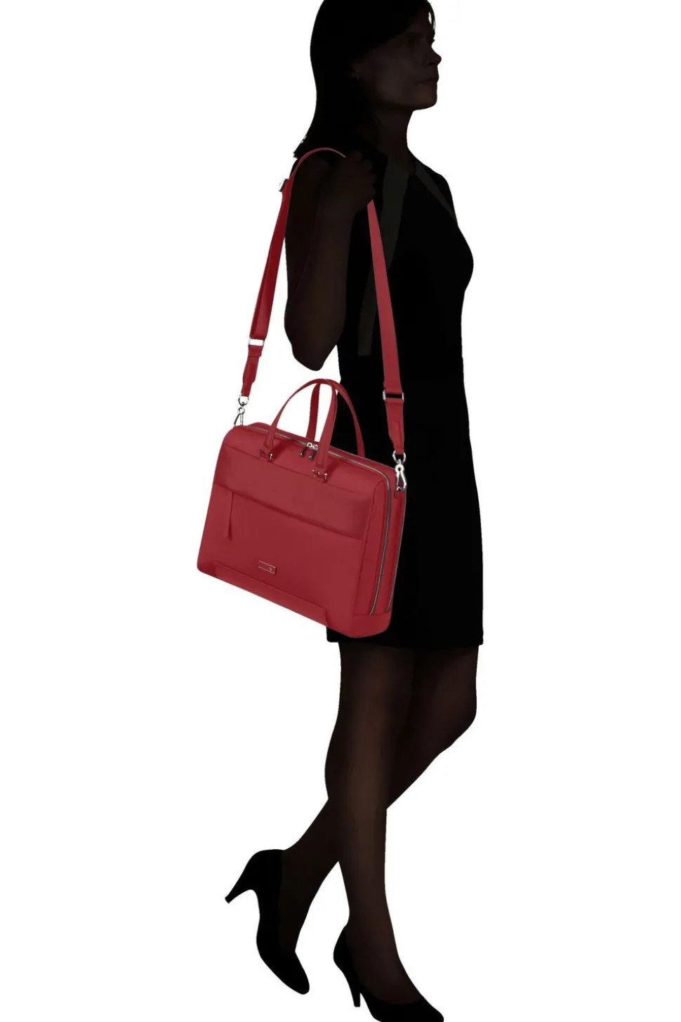 borsa_lavoro_donna__samsonite_zalia__rossa_6.webp Clearance Samsonite Borsa lavoro donna 15,6" Zalia 3.0 Rossa Rosso