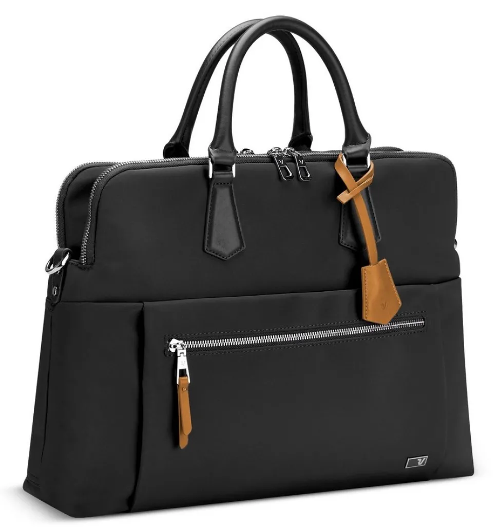 Fashion Roncato Borsa lavoro donna Woman Biz 2324 Nera Nero
