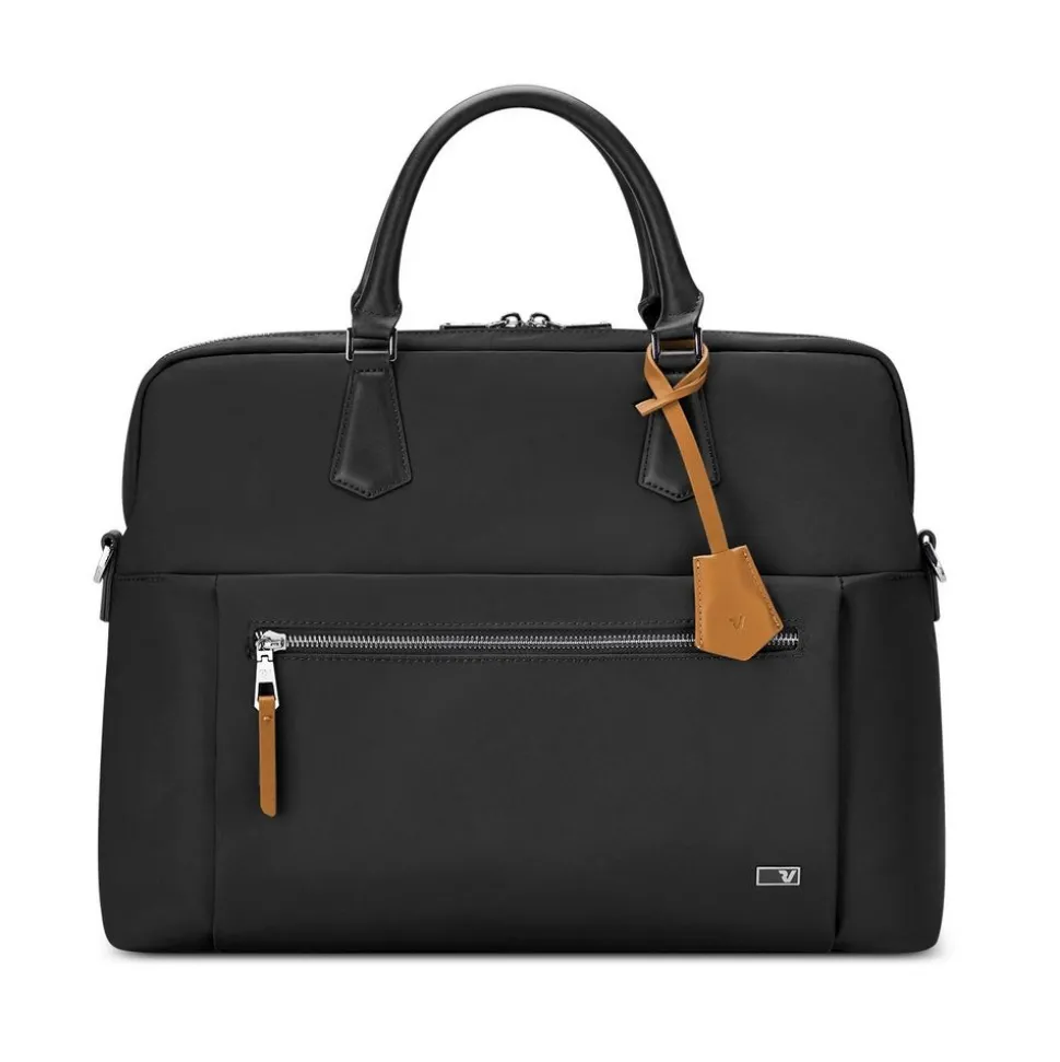 Fashion Roncato Borsa lavoro donna Woman Biz 2324 Nera Nero