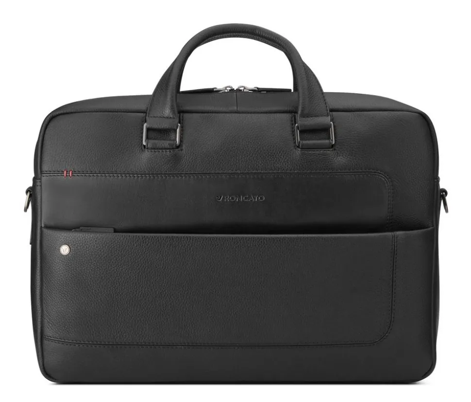 Cheap Roncato Borsa lavoro in pelle Alaska 2428 Nero