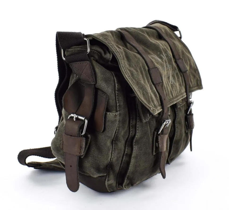 Hot Avirex Borsa Messenger 140506 V0E NaturalGreen
