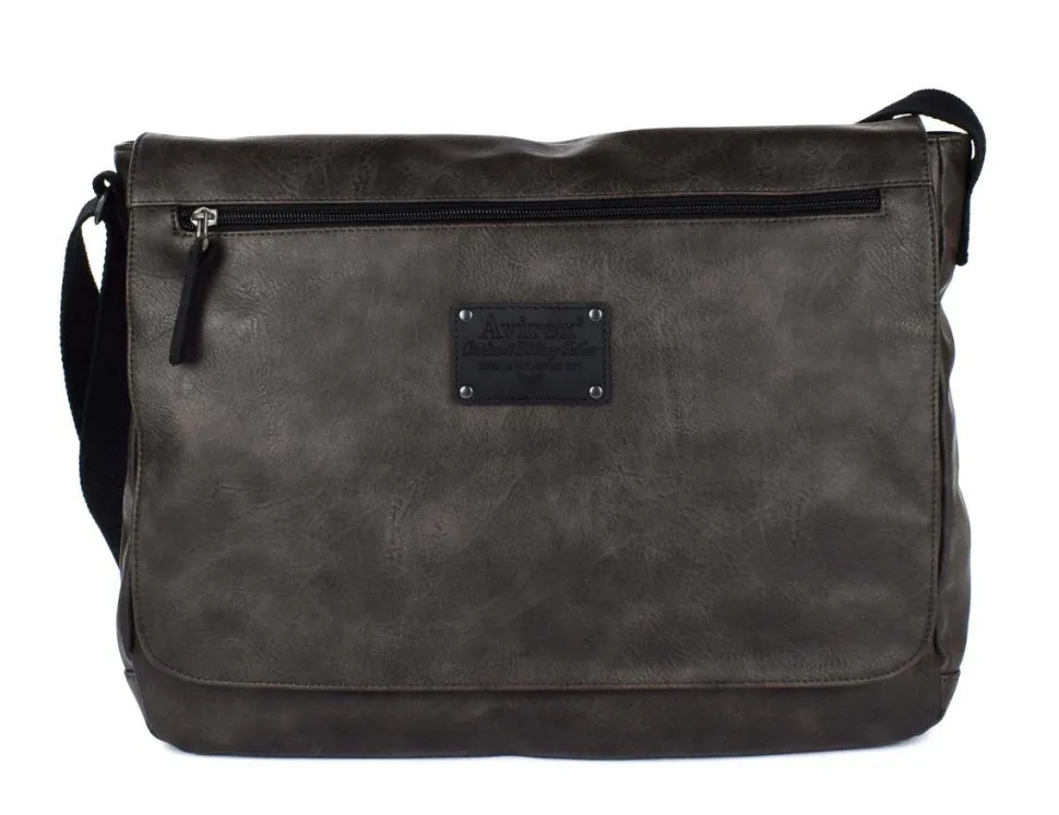 Sale Avirex Borsa Messenger Buffalo 02 Grigia Grigio