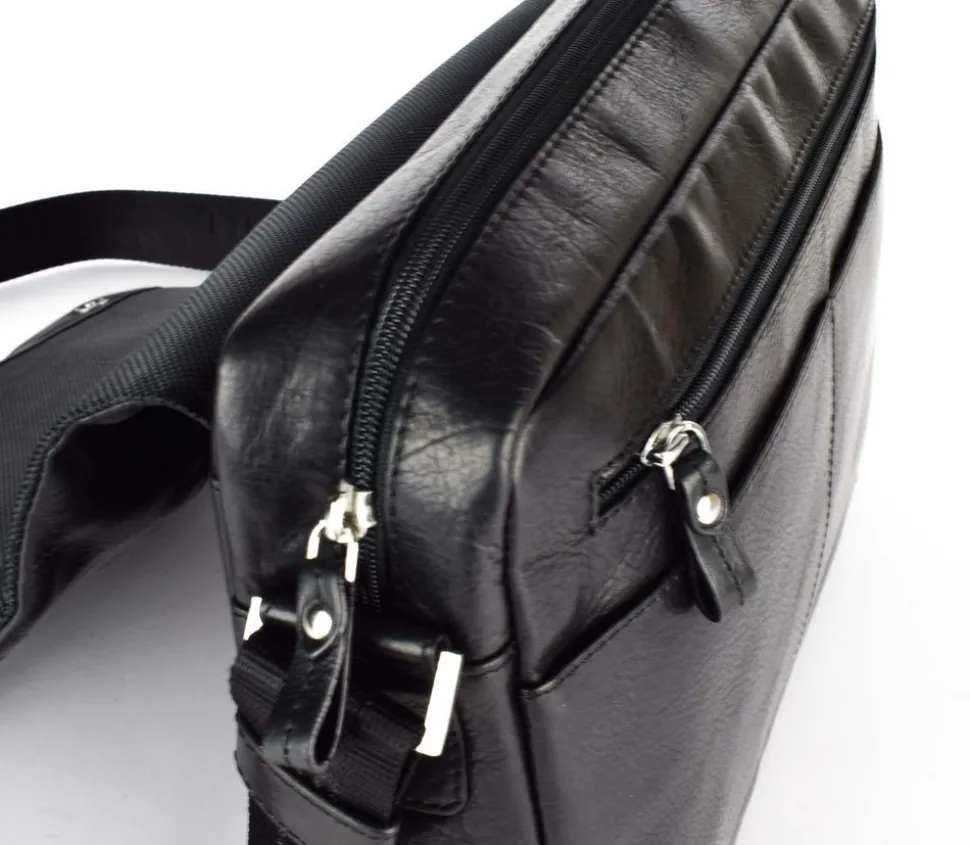 borsa_messenger_in_pelle_acciaio__nera_4.webp Shop Acciaio Borsa Messenger in pelle 8359 Nera