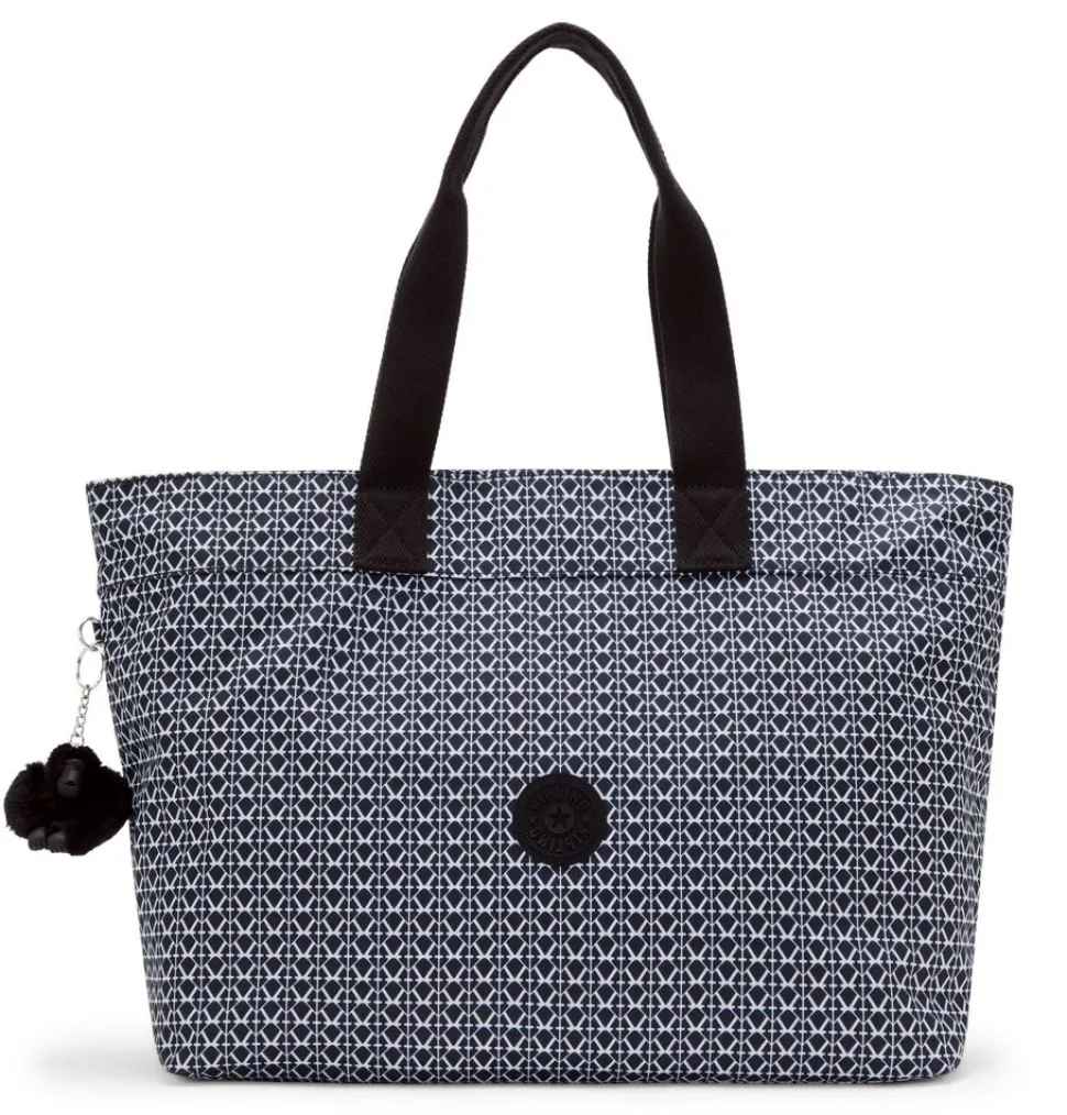 New Kipling Borsa shopper Colissa Signature Print SignaturePrint