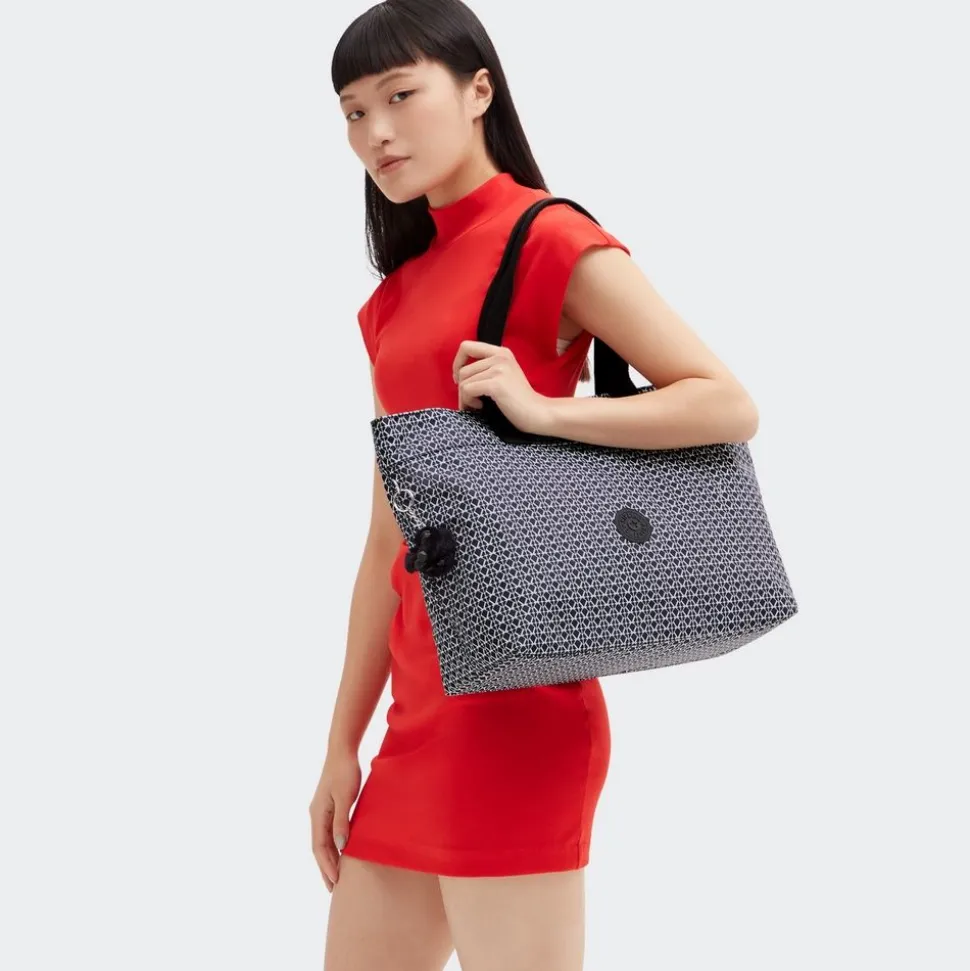 borsa_shopper_kipling_colissa_signature_print_4.webp New Kipling Borsa shopper Colissa Signature Print SignaturePrint