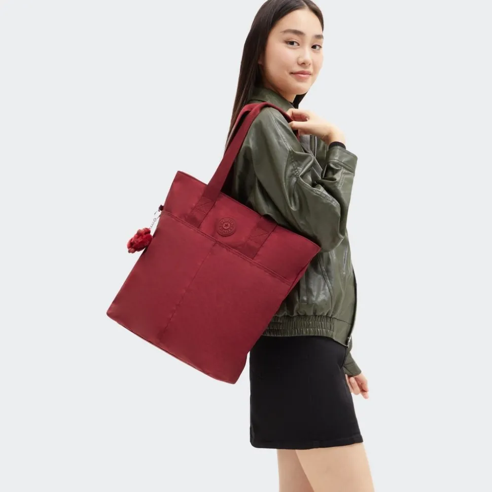 borsa_shopper_kipling_hanifa_funky_red_5.webp Clearance Kipling Borsa shopper Hanifa Funky Red FunkyRed