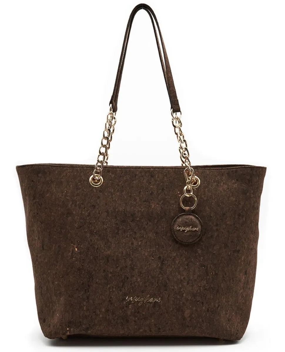 Outlet Insughero Borsa shopping Cortina Marrone