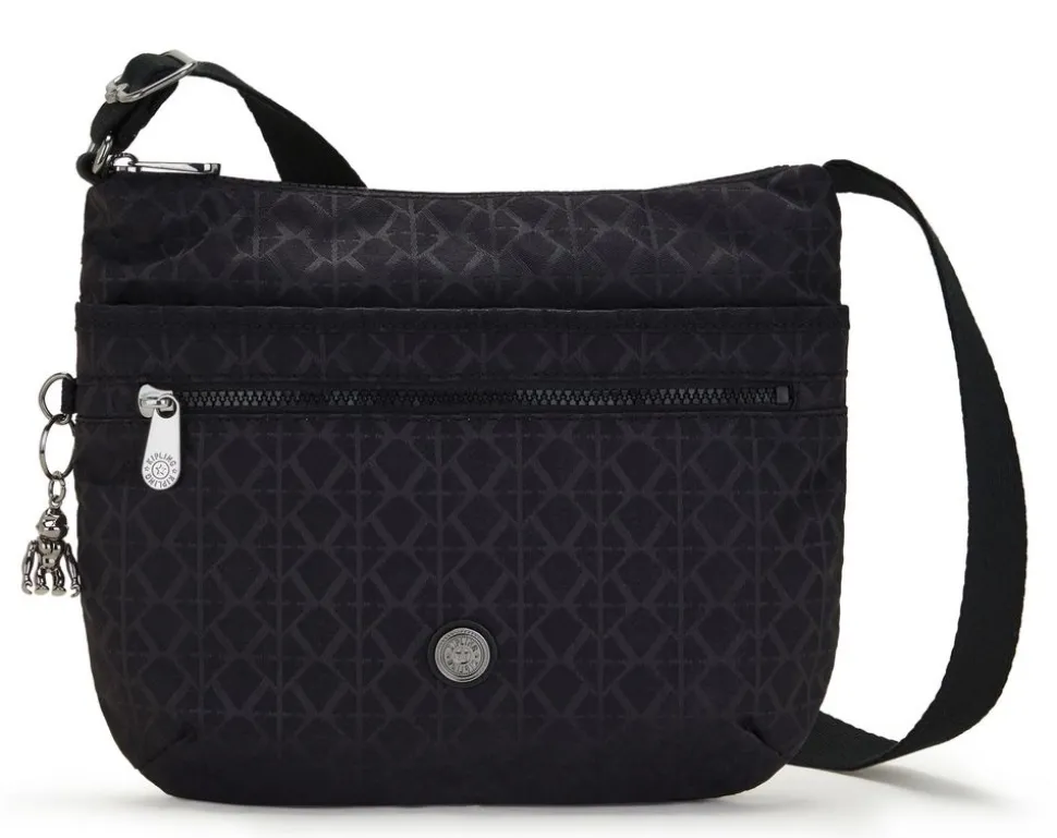 Cheap Kipling Borsa tracolla Arto Signature Blk Q SignatureBlkQ