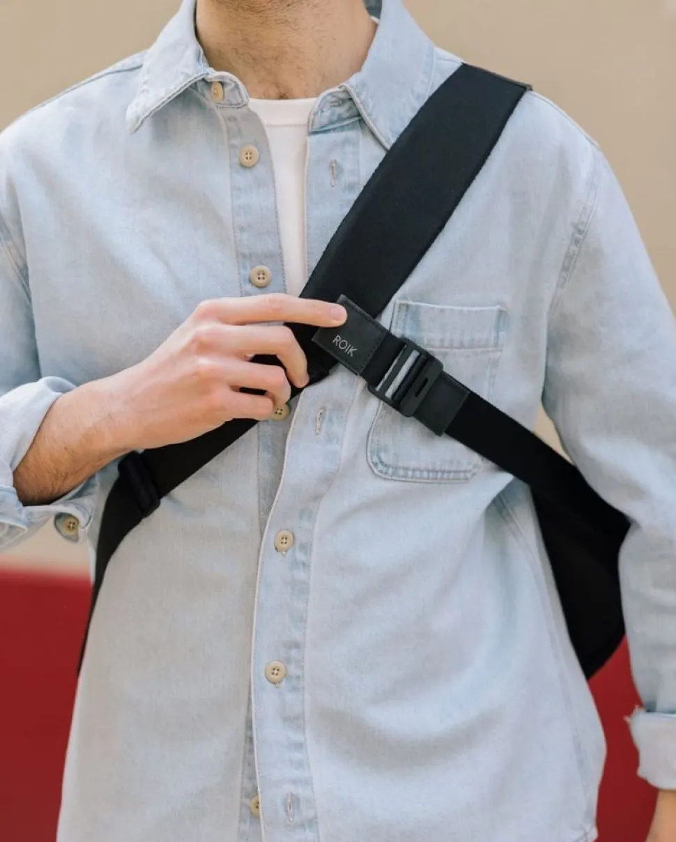 borsa_tracolla_roik_the_messenger_nera_18.webp Best Sale Roik Borsa tracolla The Messenger Nera Nero