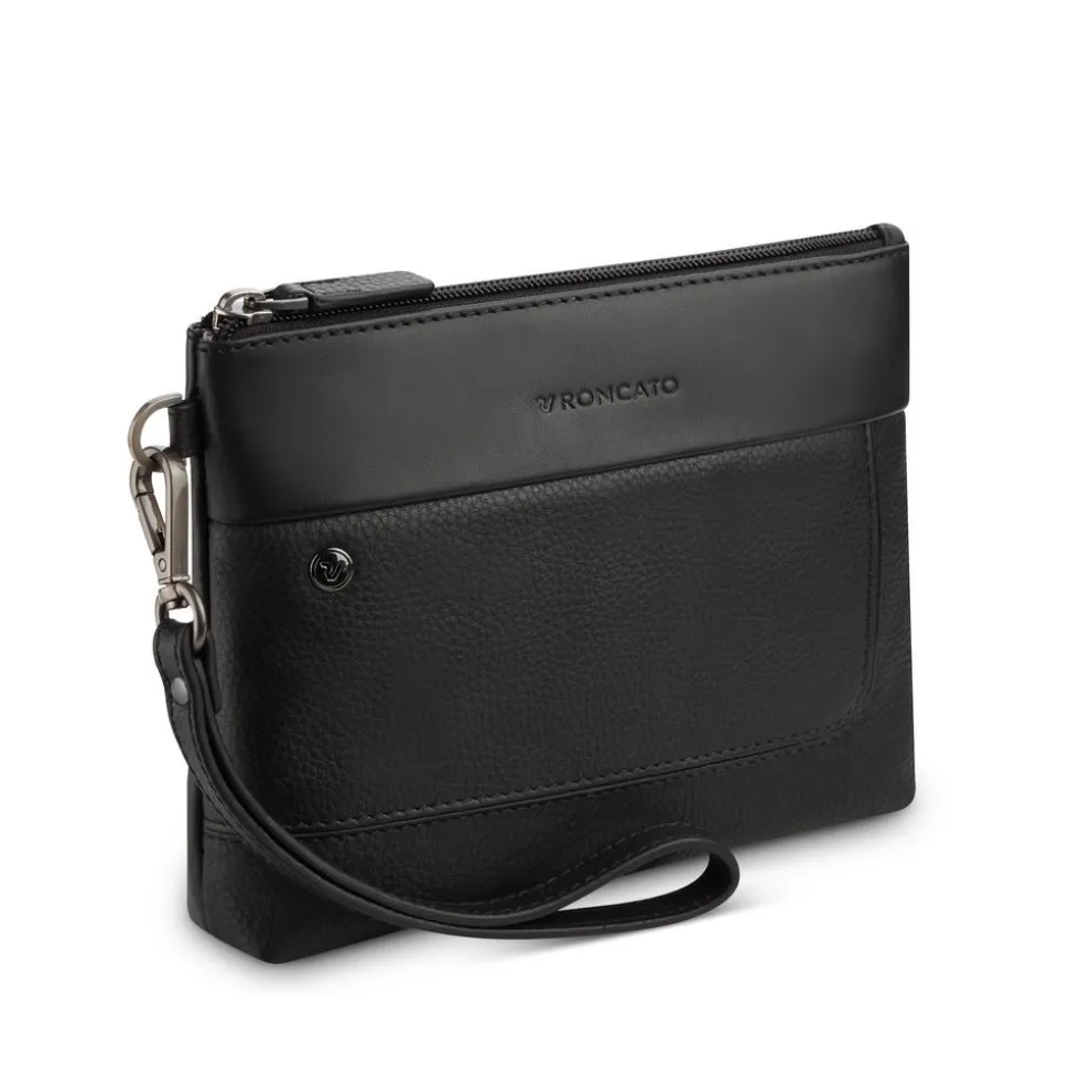 Shop Roncato Borsa uomo a mano Alaska 2420 Nero