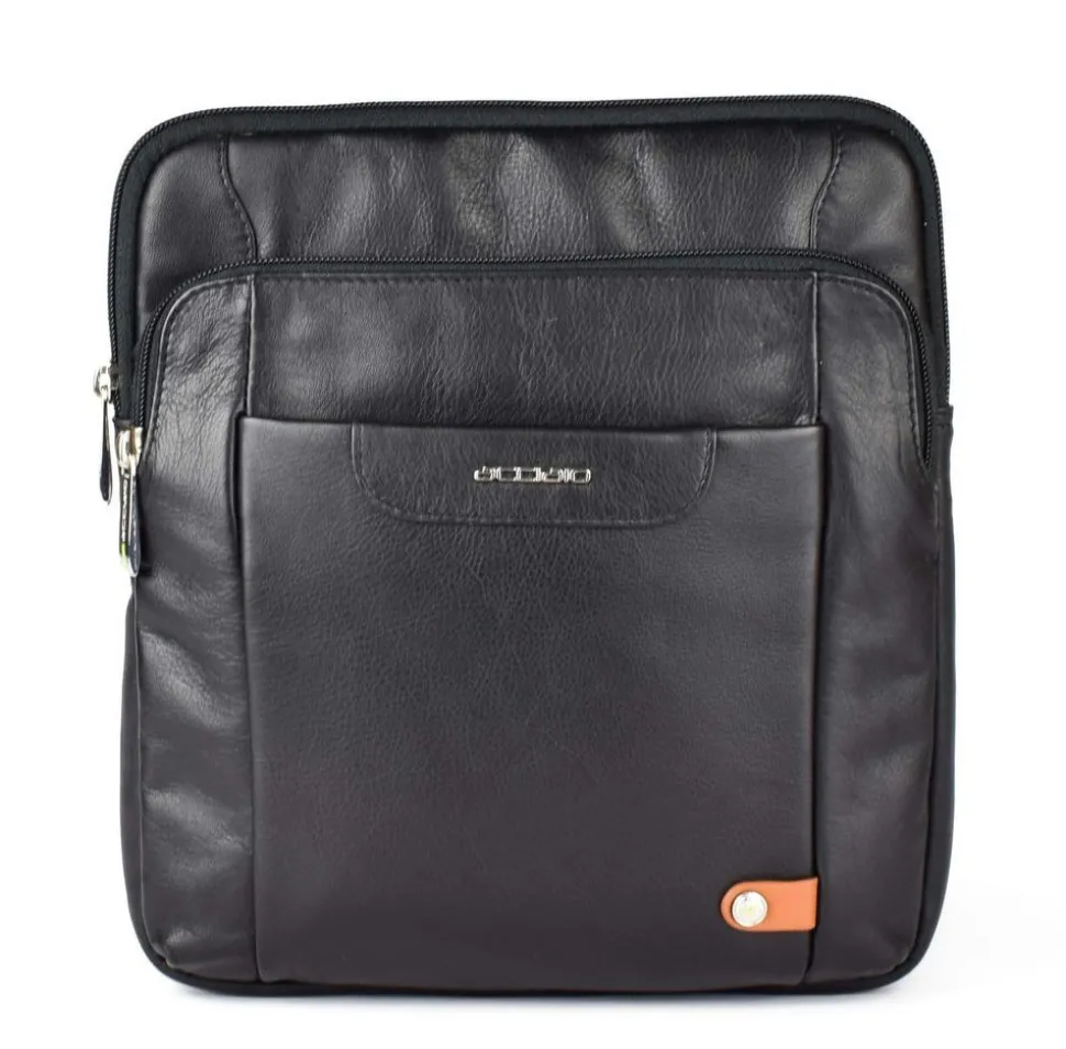 Flash Sale Acciaio Borsa uomo 8453 Nera Nero