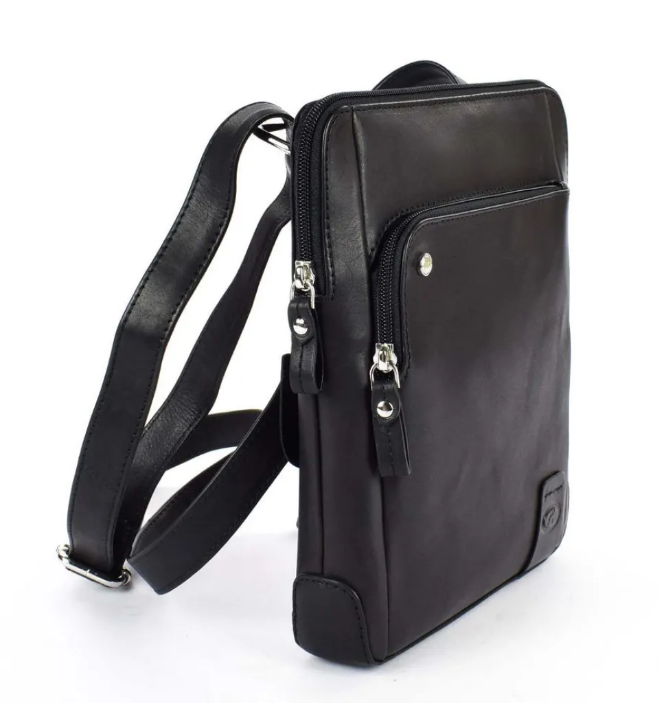 Shop Acciaio Borsa uomo 8353 Nera Nero