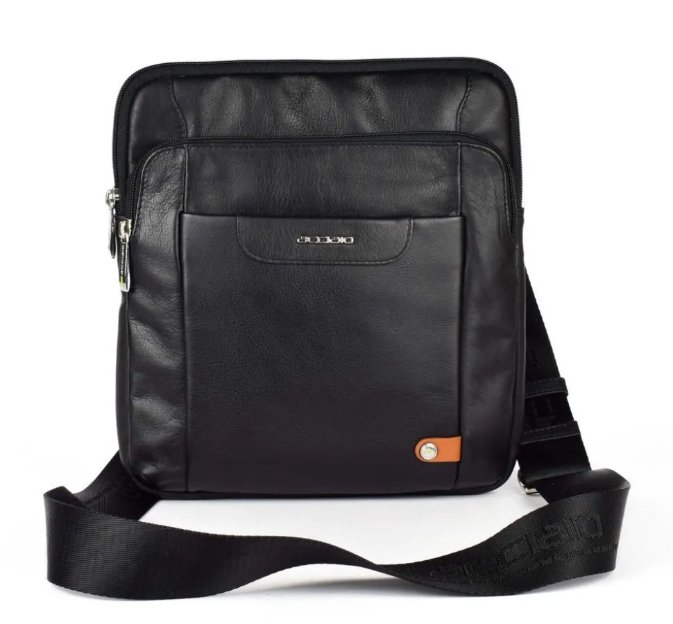 Flash Sale Acciaio Borsa uomo 8453 Nera Nero