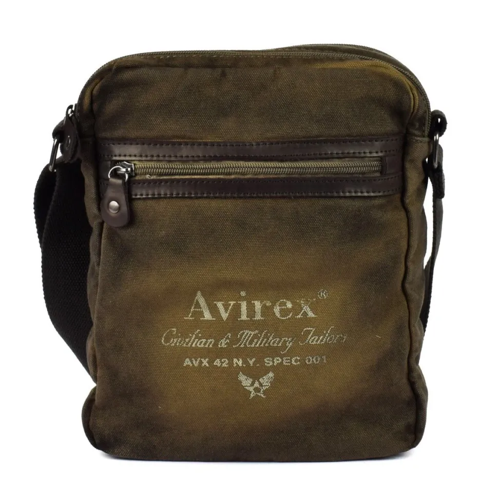 Hot Avirex Borsa uomo 140506 V0H NaturalGreen