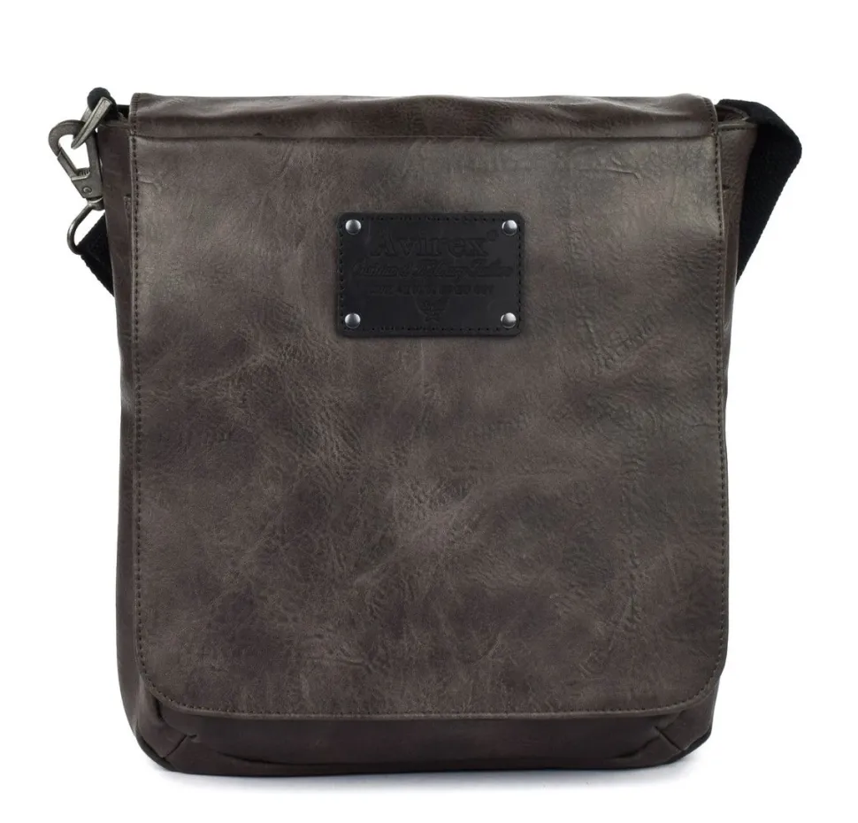 Online Avirex Borsa uomo Buffalo 01 Grigio